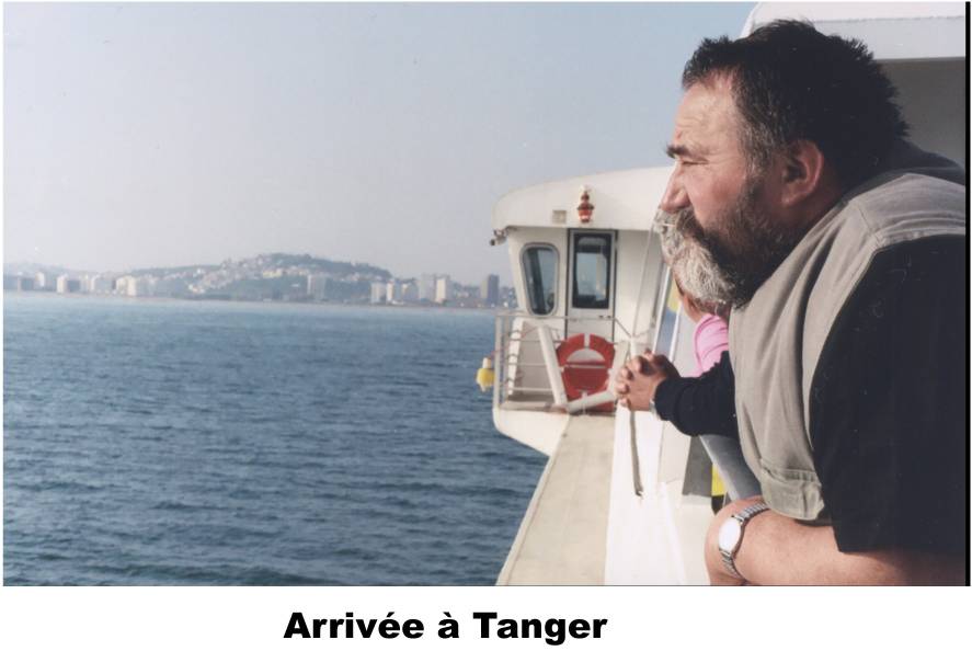 arrivée à Tanger